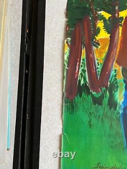 AFFICHE originale GO BY TRAIN TO CEVENNES 1955 en 62 cm x 100 cm SAINDRY