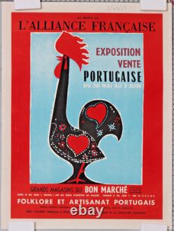 ALLIANCE FRANÇAISE c1950 EXPOSITION VENTE PORTUGAISE GRANDS MAGASINS BON MARCHÉ
