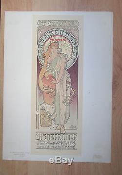 ALPHONSE MUCHA Maitres de l'affiche pl n°166 SAMARITAINE SARAH BERNHARDT 1899