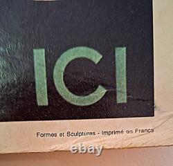 ANCIENNE PLV CARTON GAUFRETTES VIDILLES Années 1950 Formes & Sculptures