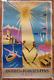 Antibes-juan Les Pins Côte D'azur Affiche Ancienne Roland Hugon Vintage Poster