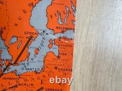 A. Collinet Air France Carte du Réseau Aérien Français Édition 1er janvier