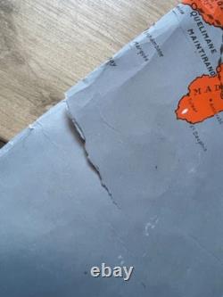 A. Collinet Air France Carte du Réseau Aérien Français Édition 1er janvier