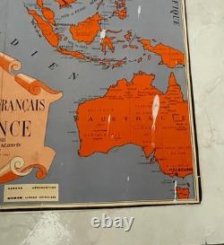 A. Collinet Air France Carte du Réseau Aérien Français Édition 1er janvier