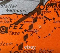 A. Collinet Air France Carte du Réseau Aérien Français Édition 1er janvier