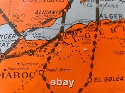 A. Collinet Air France Carte du Réseau Aérien Français Édition 1er janvier