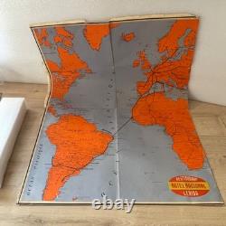 A. Collinet Air France Carte du Réseau Aérien Français Édition 1er janvier