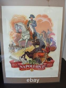 Affiche 1944 Raoul Auger. Napoléon