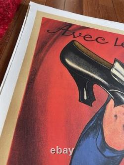 Affiche, Affiche ancienne, Cirage, vintage Poster