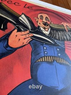 Affiche, Affiche ancienne, Cirage, vintage Poster