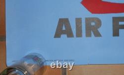 Affiche Air France, ancienne originale, le plus grand reseau du monde, nathan