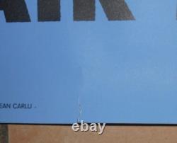 Affiche Air France, ancienne originale, le plus grand reseau du monde, nathan