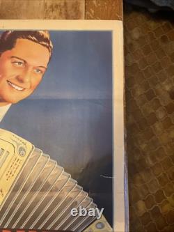 Affiche Ancienne Accordéons Maugein Frères Verchuren