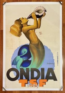 Affiche Ancienne, Affiche Publicitaire, 120x80cm Radio/TSF/léo Dupin