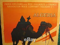Affiche Ancienne Algerie Islam Priere Rare