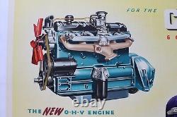 Affiche Ancienne Anglaise Camion Commer Rootes Superpoise 6 Cyl Ohv Engine 1955