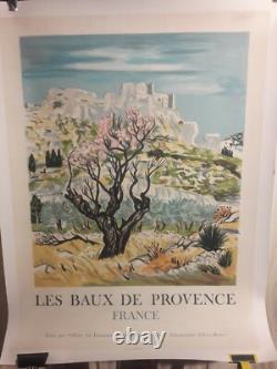 Affiche Ancienne Baux De Provence Yves Brayer