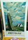 Affiche Ancienne Bretagne S N C F 1946 Abel