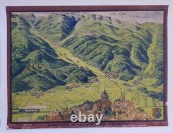 Affiche Ancienne COLMAR ET LES HAUTES VOSGES 1922