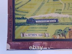 Affiche Ancienne COLMAR ET LES HAUTES VOSGES 1922