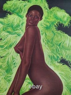 Affiche Ancienne Cabaret Revue Parisienne Signee Aslan Lisette Malidor Casino