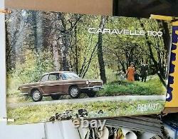 Affiche Ancienne Caravelle Renault Automobile Photo Gilbert Roy Draeger