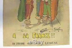 Affiche Ancienne Champagne Dumas Epernay Verneuil 1899 Gaston Noury Mousquetaire