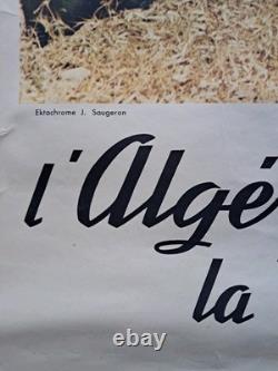 Affiche Ancienne Cie Navigation Mixte Algérie Tunisie Baléares 1950 Majorque