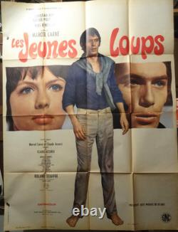 Affiche Ancienne Cinema Les Jeunes Loups Nouvelle Vague