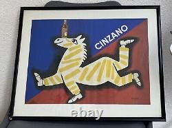 Affiche Ancienne Cinzano (Raymond Savignac 1951)