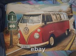 Affiche Ancienne Combi Volkswagen
