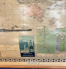 Affiche Ancienne Compagnie Wilhelmsen Lines