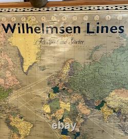 Affiche Ancienne Compagnie Wilhelmsen Lines