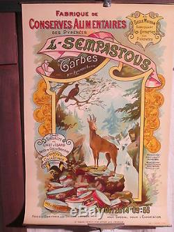 Affiche Ancienne Conserves Pyrenees