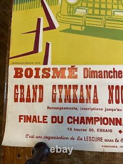 Affiche Ancienne Course Nocturnes Cibie Boisme Finale Du Championnat