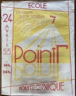 Affiche Ancienne École Polytechnique 1955