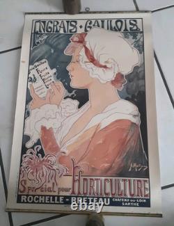 Affiche Ancienne Engrais Gaulois Signé Albert Matignon 54 CM Par 36 CM