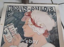 Affiche Ancienne Engrais Gaulois Signé Albert Matignon 54 CM Par 36 CM