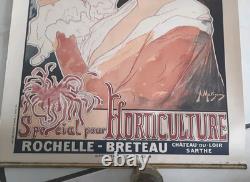 Affiche Ancienne Engrais Gaulois Signé Albert Matignon 54 CM Par 36 CM