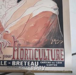 Affiche Ancienne Engrais Gaulois Signé Albert Matignon 54 CM Par 36 CM