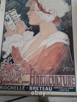 Affiche Ancienne Engrais Gaulois Signé Albert Matignon 54 CM Par 36 CM