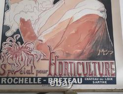 Affiche Ancienne Engrais Gaulois Signé Albert Matignon 54 CM Par 36 CM
