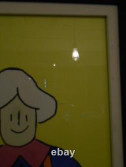 Affiche Ancienne Entoilee Et Encadree Raymond Savignac