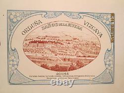 Affiche Ancienne Espagne Thermes Vizcayna