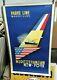 Affiche Ancienne Fabre Line Marseille New York J Tonelli Sirven Toulouse