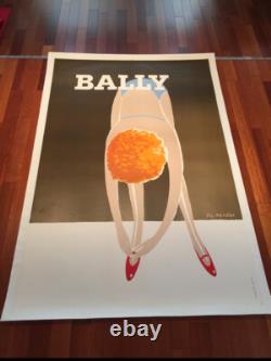 Affiche Ancienne, Fix Masseau, Villemot, Bally? 172x120cm, entoilée
