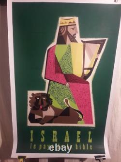 Affiche Ancienne Israel Moise Bible