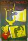 Affiche Ancienne Les Hauts De Cagnes Beattles Lenon / Y. Ono En Vacances