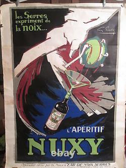 Affiche Ancienne Liqueur Aigle Nuxy Graphisme