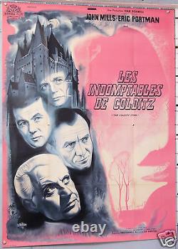 Affiche Ancienne Lithographie Film 1955 Les Indomptable De Colditz